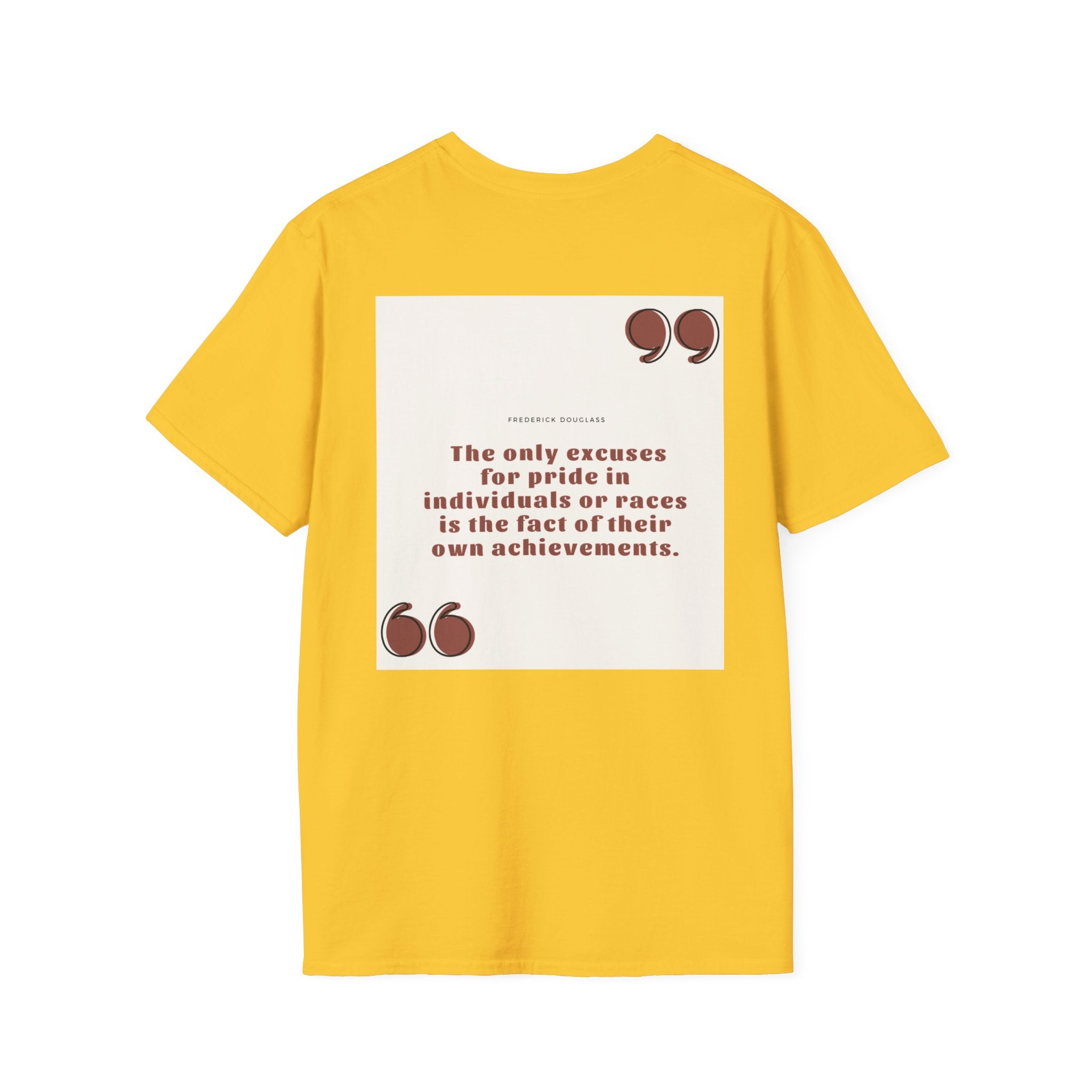 Fredrick Douglas Quote Unisex Softstyle T-Shirt