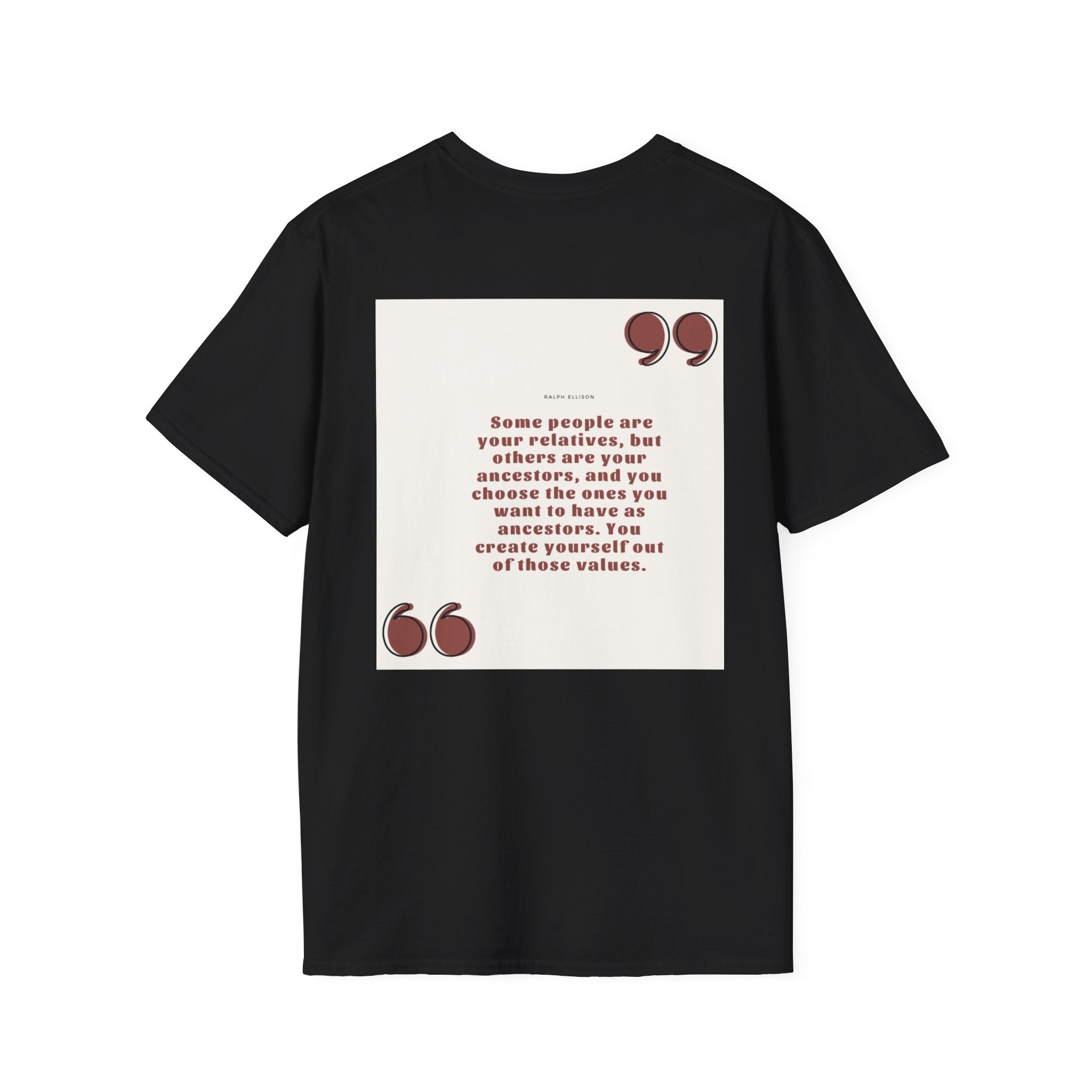 Ralph Ellison Quote Unisex Softstyle T-Shirt