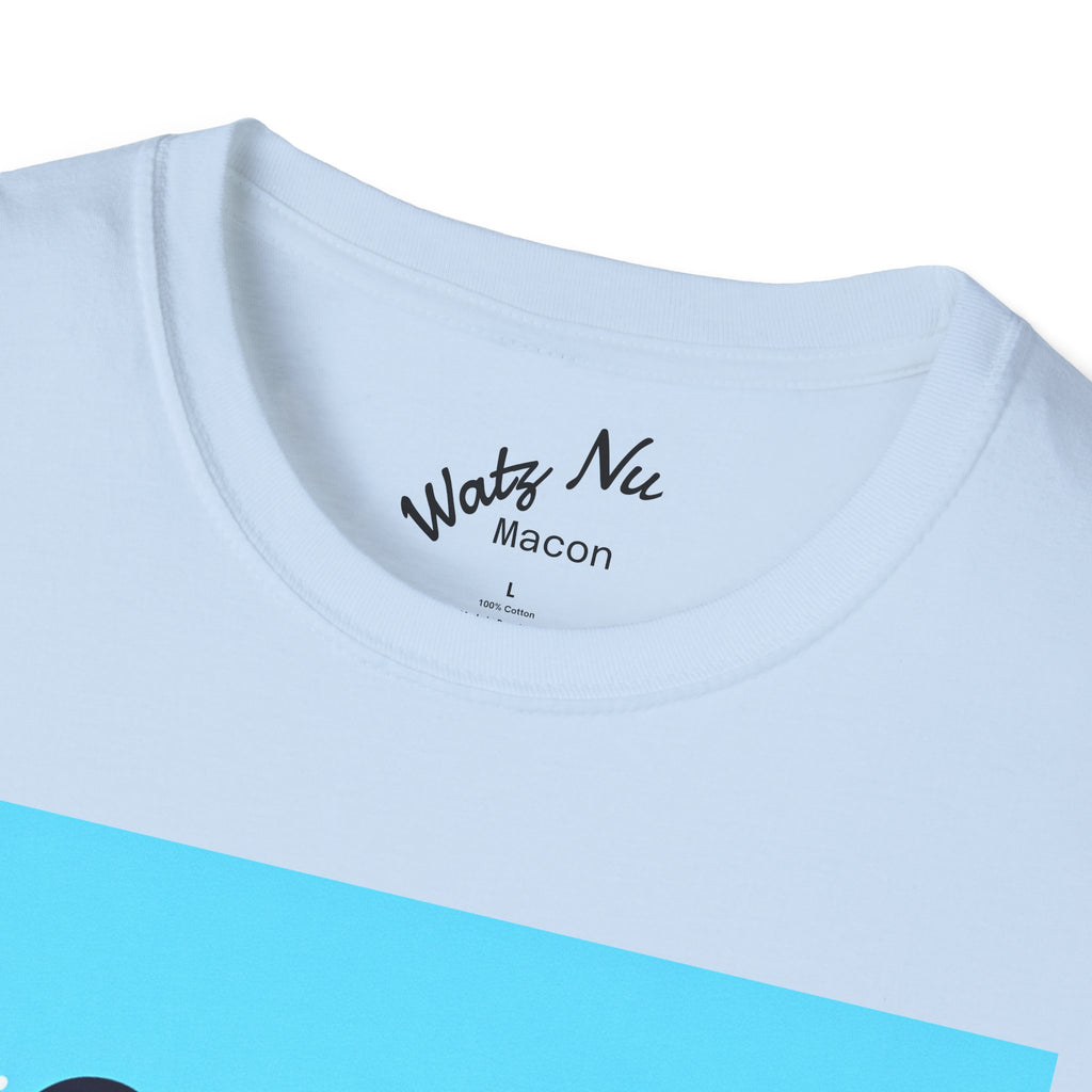 Watz Nu Macon Music & Interviews T-Shirt, Casual Unisex Tee, Music Lover Gift, Creative Graphic T-Shirt, Vintage Style Top