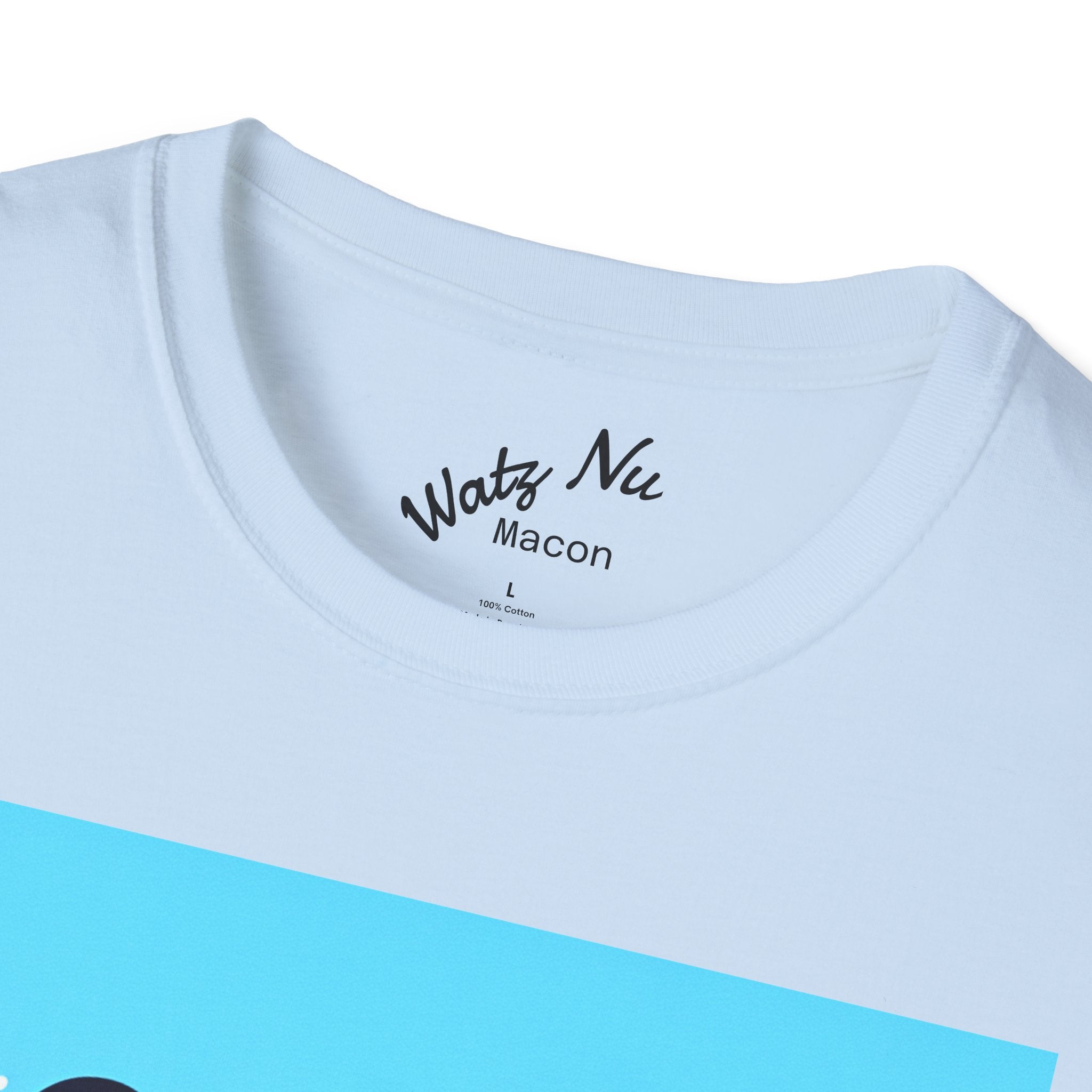 Watz Nu Macon Music & Interviews T-Shirt, Casual Unisex Tee, Music Lover Gift, Creative Graphic T-Shirt, Vintage Style Top