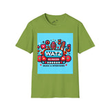 Watz Nu Macon Music & Interviews T-Shirt, Casual Unisex Tee, Music Lover Gift, Creative Graphic T-Shirt, Vintage Style Top