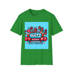 Watz Nu Macon Music & Interviews T-Shirt, Casual Unisex Tee, Music Lover Gift, Creative Graphic T-Shirt, Vintage Style Top