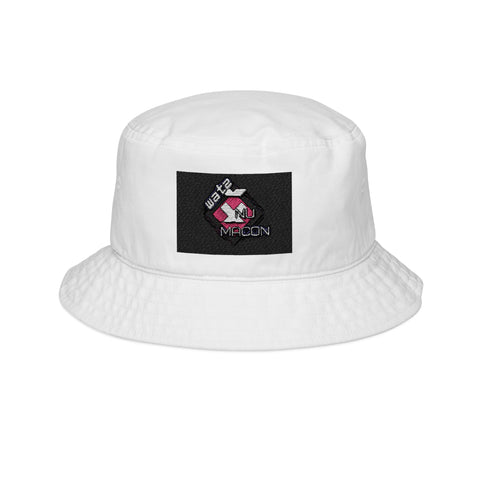 Watz Nu Macon Embroidered Bucket Hat - Trendy Sun Hat, Summer Accessory, Cute Gift, Beach Days, Customizable Fashion, Outdoor Lifestyle