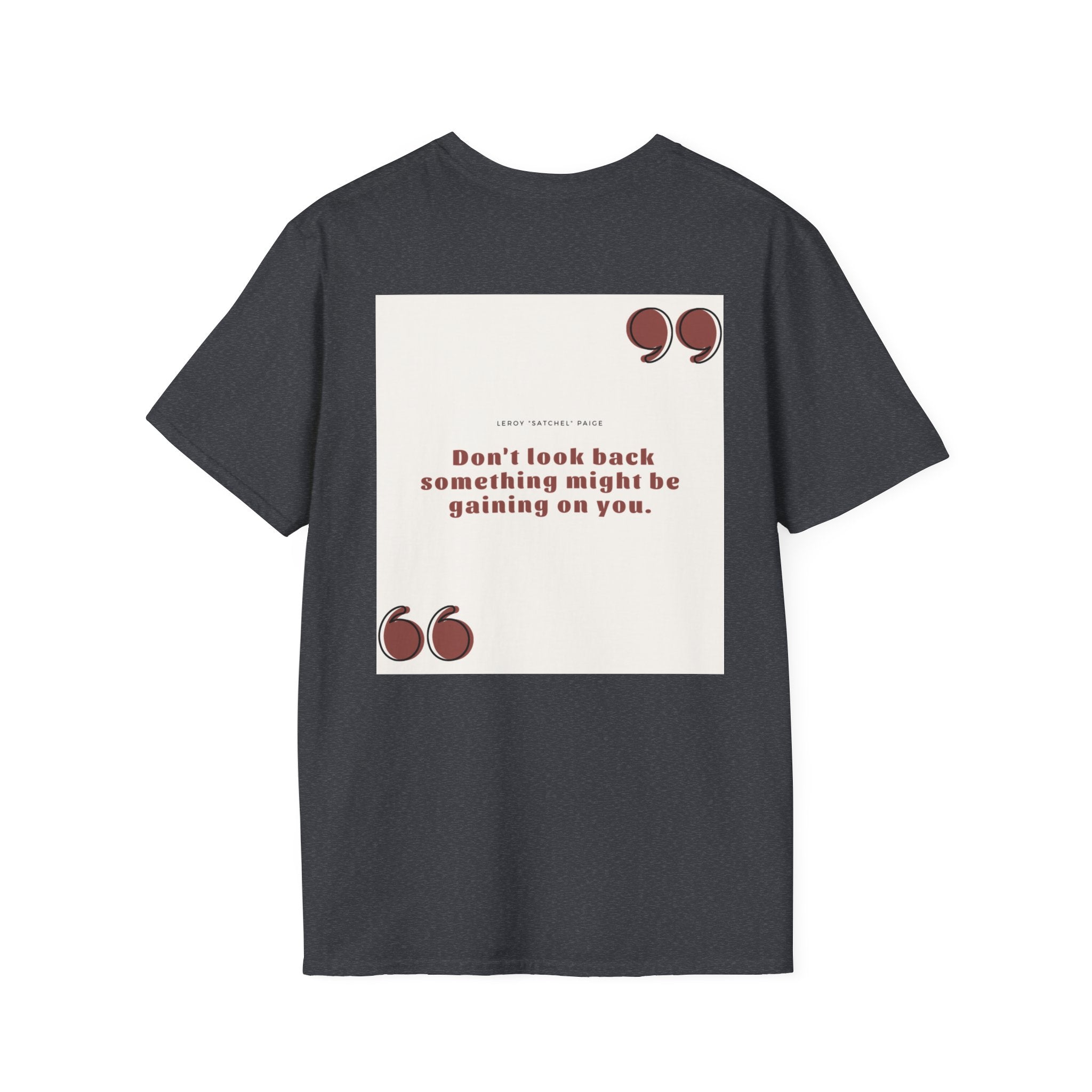 Leroy Paige Quote Unisex Softstyle T-Shirt
