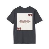Leroy Paige Quote Unisex Softstyle T-Shirt