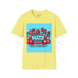 Watz Nu Macon Music & Interviews T-Shirt, Casual Unisex Tee, Music Lover Gift, Creative Graphic T-Shirt, Vintage Style Top