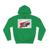 What's SUP Stylish Unisex College Hoodie with Bold SUP Logo, Graphic Sweatshirt for Students, Cozy Casual Wear, Perfect for Campus Life, Holiday Gift