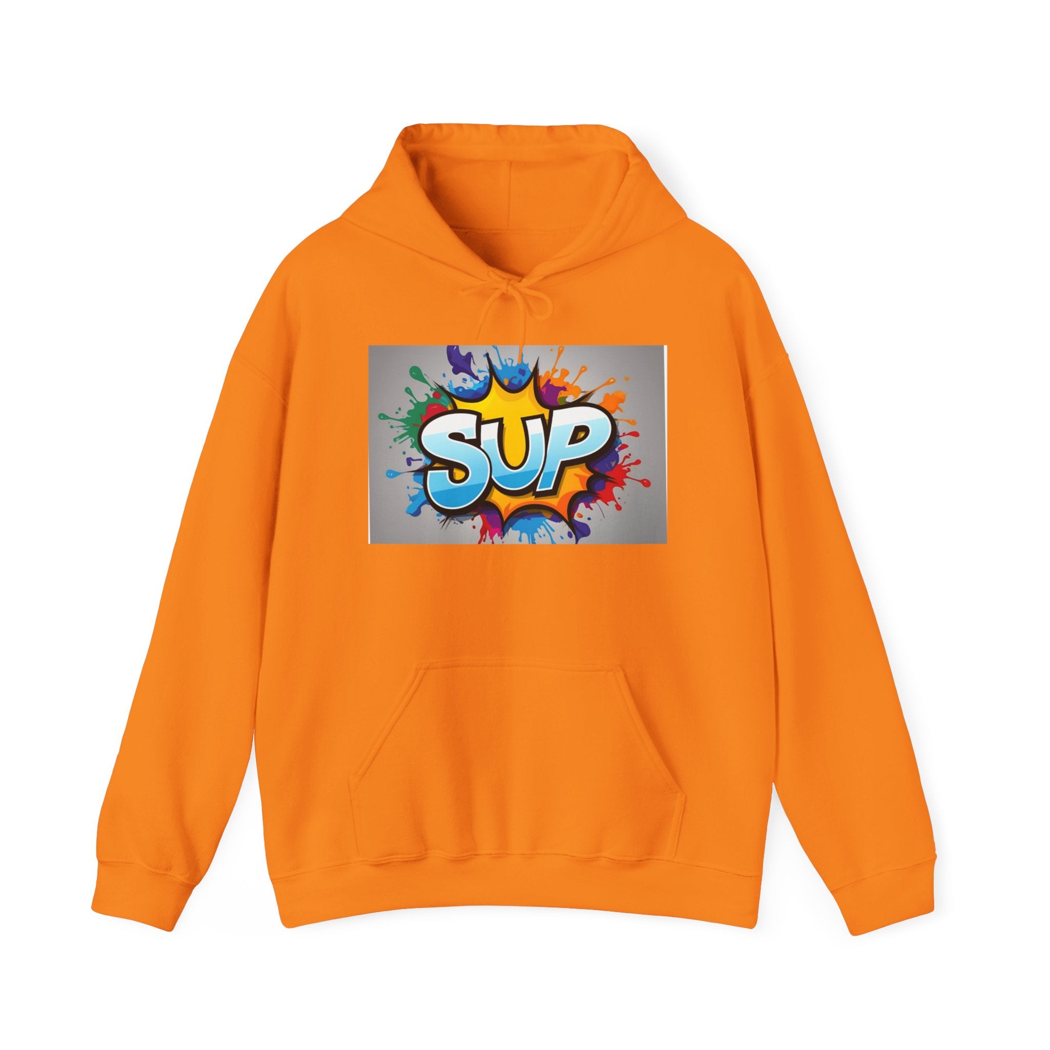 What's SUP Colorful Graffiti Sweatshirt | Fun Unisex Hoodie for Casual Days, Unique Gift for Teens, Streetwear Style, Vibrant Art Apparel