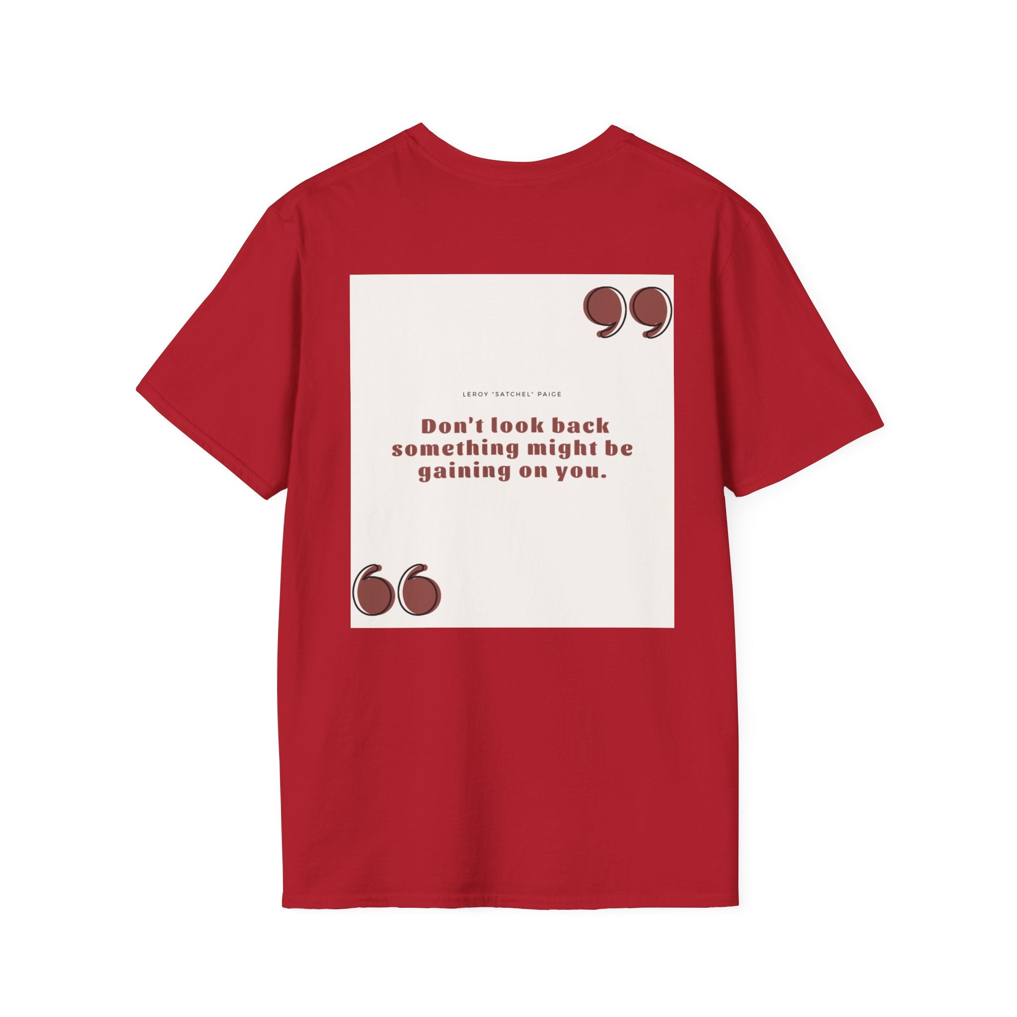 Leroy Paige Quote Unisex Softstyle T-Shirt