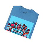 Watz Nu Macon Music & Interviews T-Shirt, Casual Unisex Tee, Music Lover Gift, Creative Graphic T-Shirt, Vintage Style Top
