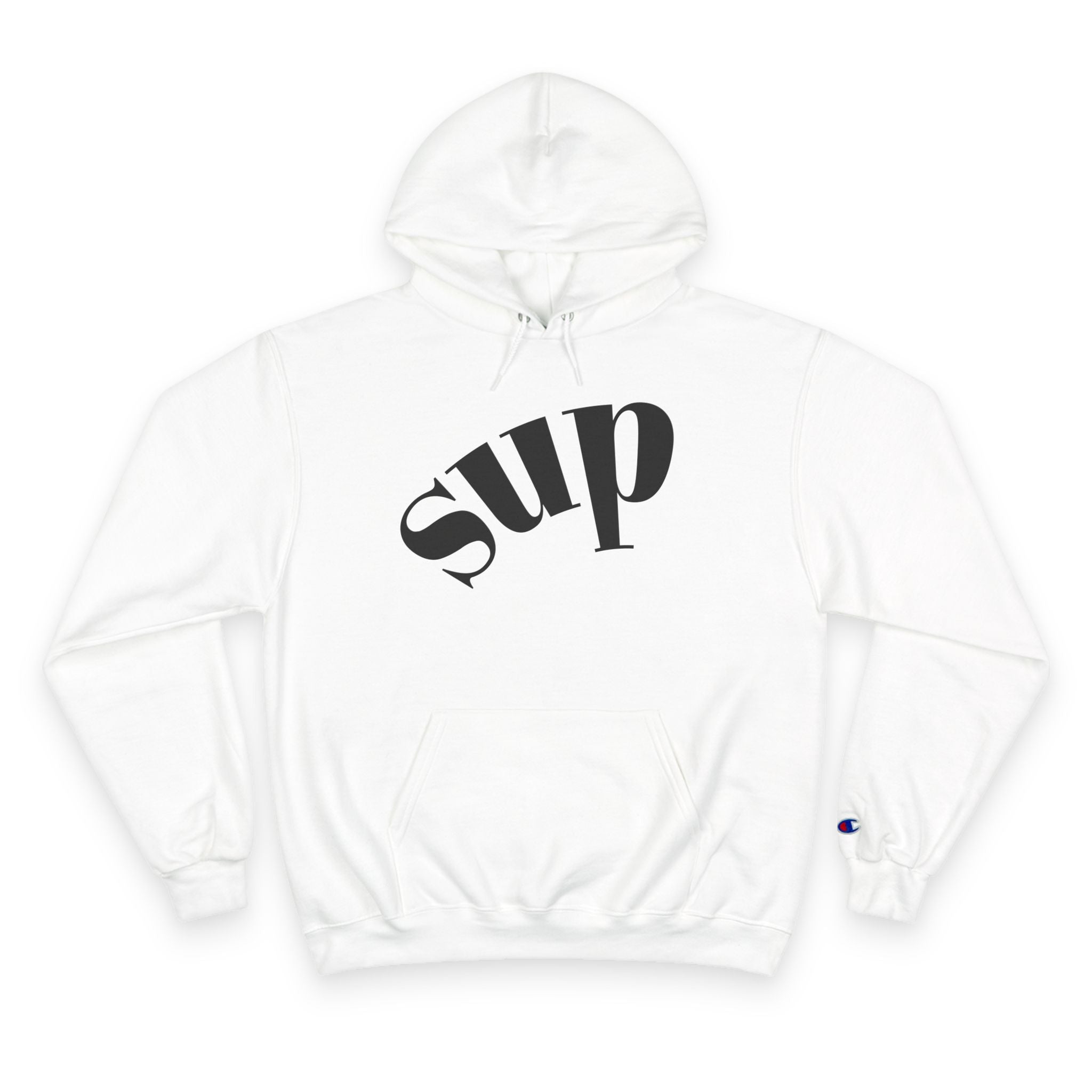 What's SUP Stylish Hoodie with Fun 'sup' Text, Graphic Apparel for Teens and Young Adults, Perfect for Casual Outings, Gifts, Streetwear