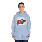 What's SUP Stylish Unisex College Hoodie with Bold SUP Logo, Graphic Sweatshirt for Students, Cozy Casual Wear, Perfect for Campus Life, Holiday Gift