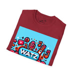 Watz Nu Macon Music & Interviews T-Shirt, Casual Unisex Tee, Music Lover Gift, Creative Graphic T-Shirt, Vintage Style Top