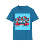 Watz Nu Macon Music & Interviews T-Shirt, Casual Unisex Tee, Music Lover Gift, Creative Graphic T-Shirt, Vintage Style Top