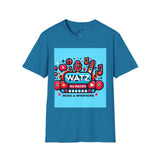 Watz Nu Macon Music & Interviews T-Shirt, Casual Unisex Tee, Music Lover Gift, Creative Graphic T-Shirt, Vintage Style Top