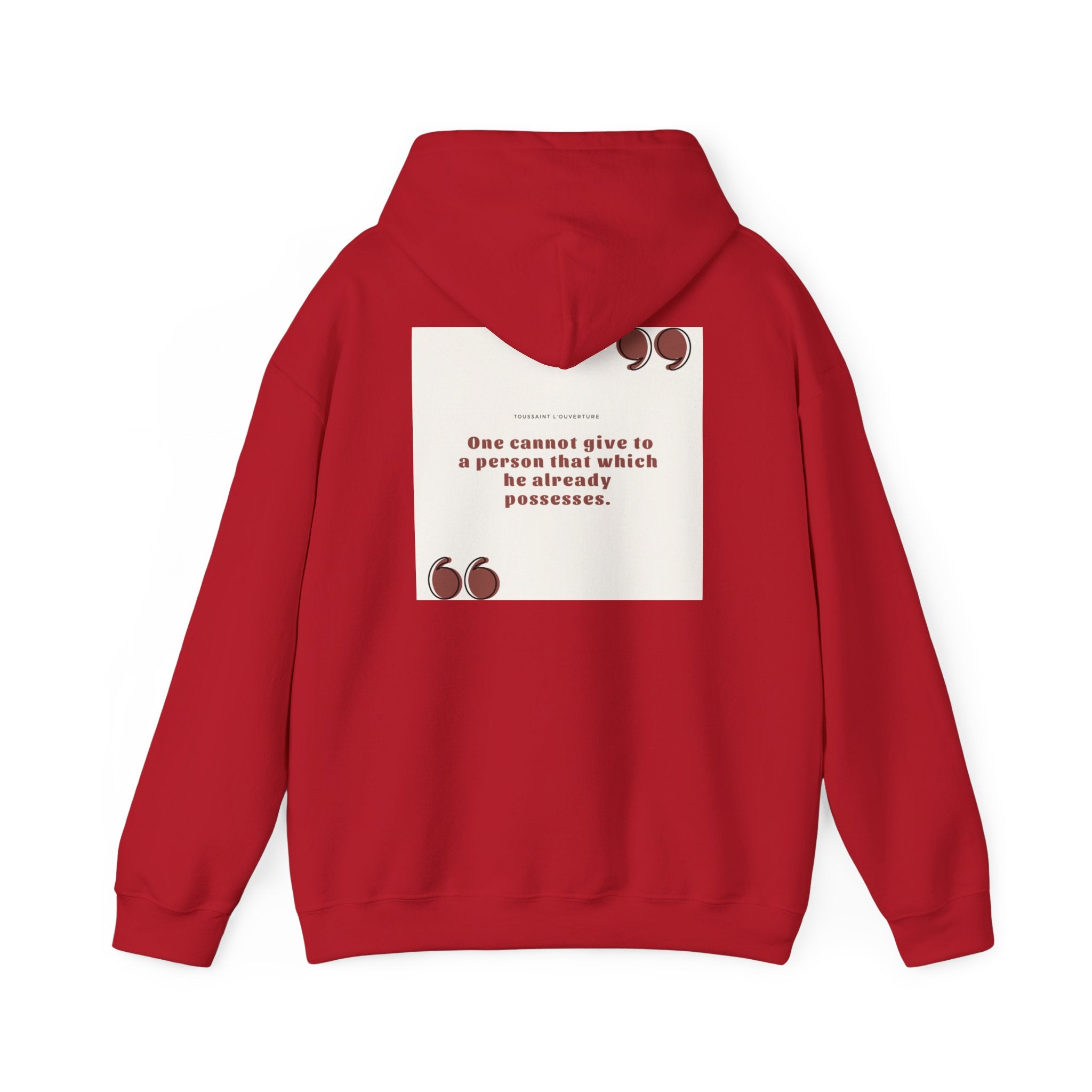 Toussaint Louverture Quote Unisex Heavy Blend™ Hooded Sweatshirt