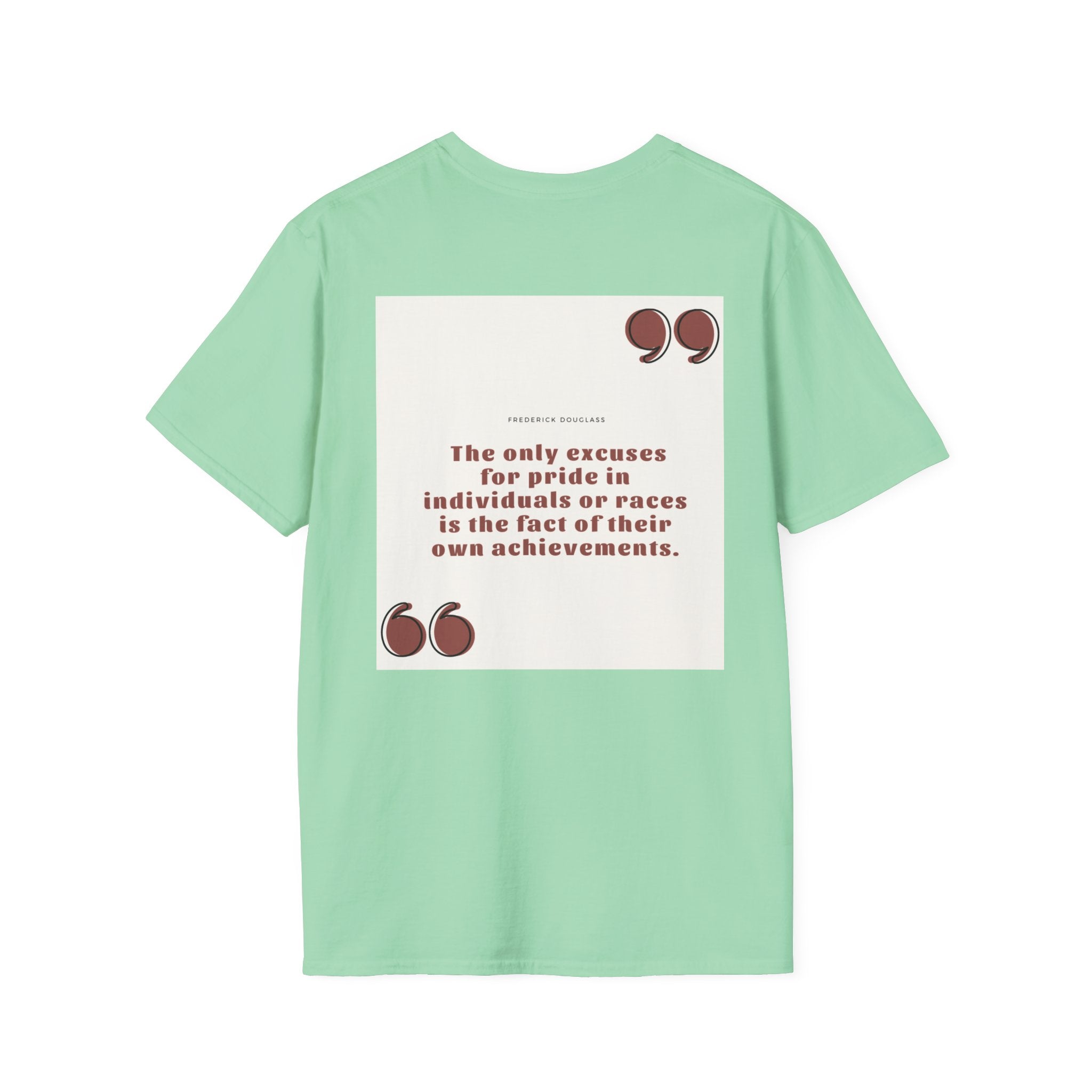 Fredrick Douglas Quote Unisex Softstyle T-Shirt