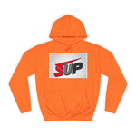 What's SUP Stylish Unisex College Hoodie with Bold SUP Logo, Graphic Sweatshirt for Students, Cozy Casual Wear, Perfect for Campus Life, Holiday Gift