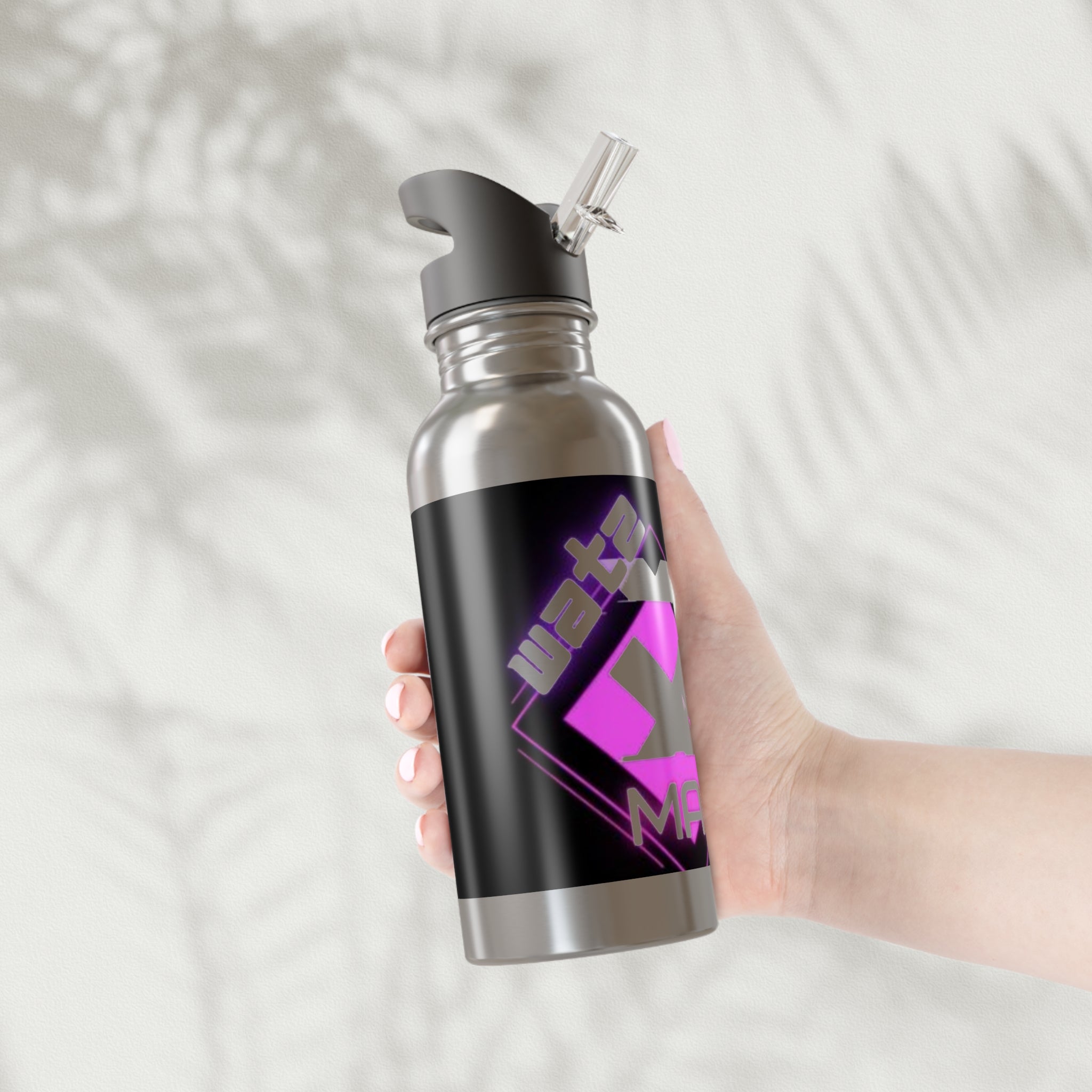 Watz Nu MaconTrendy Stainless Steel Water Bottle with Straw | Personalized Eco-Friendly Drinkware for Active Lifestyle, Gifts for Her, Outdoor [...]