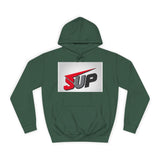 What's SUP Stylish Unisex College Hoodie with Bold SUP Logo, Graphic Sweatshirt for Students, Cozy Casual Wear, Perfect for Campus Life, Holiday Gift