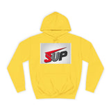What's SUP Stylish Unisex College Hoodie with Bold SUP Logo, Graphic Sweatshirt for Students, Cozy Casual Wear, Perfect for Campus Life, Holiday Gift