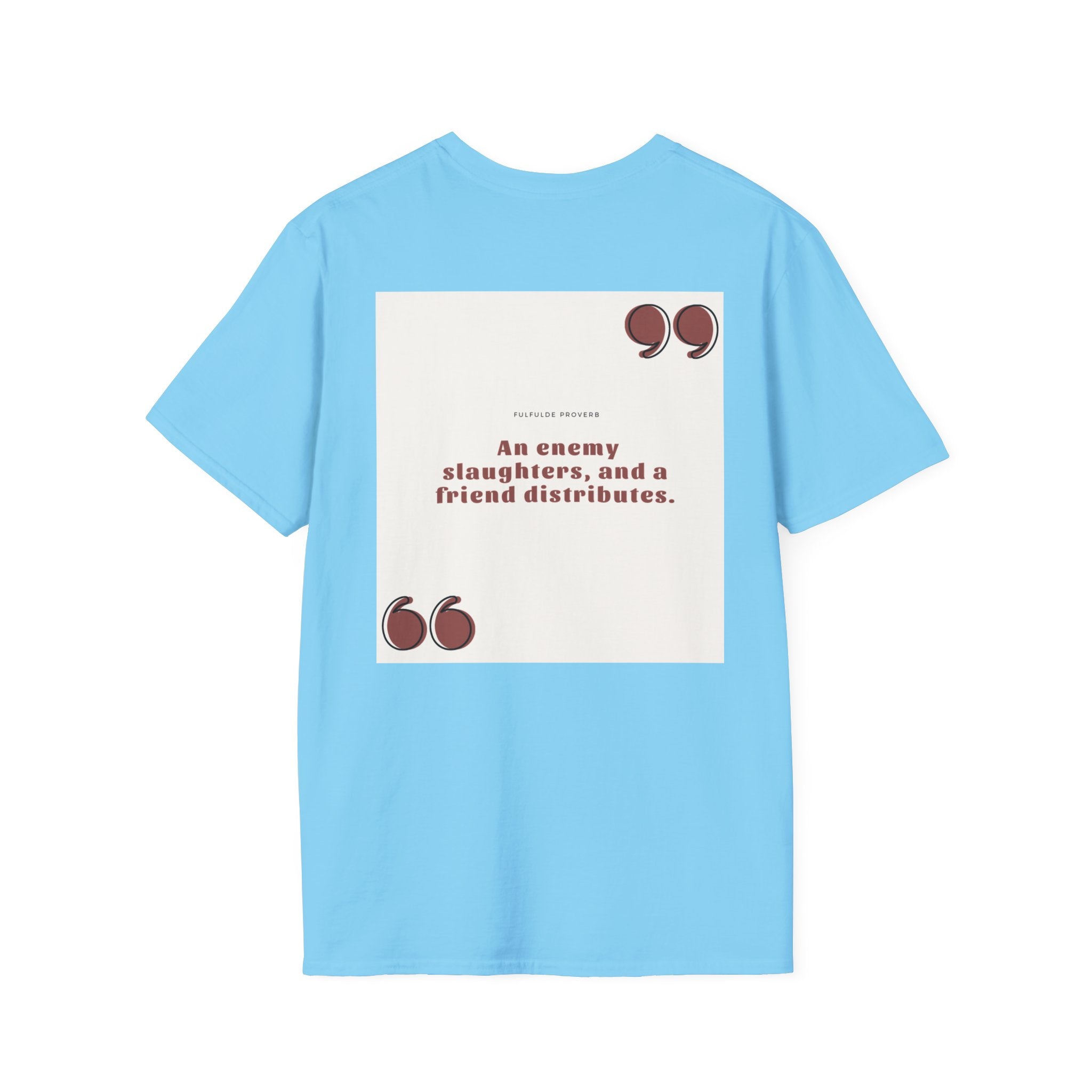 Falfulde Proverb Unisex Softstyle T-Shirt