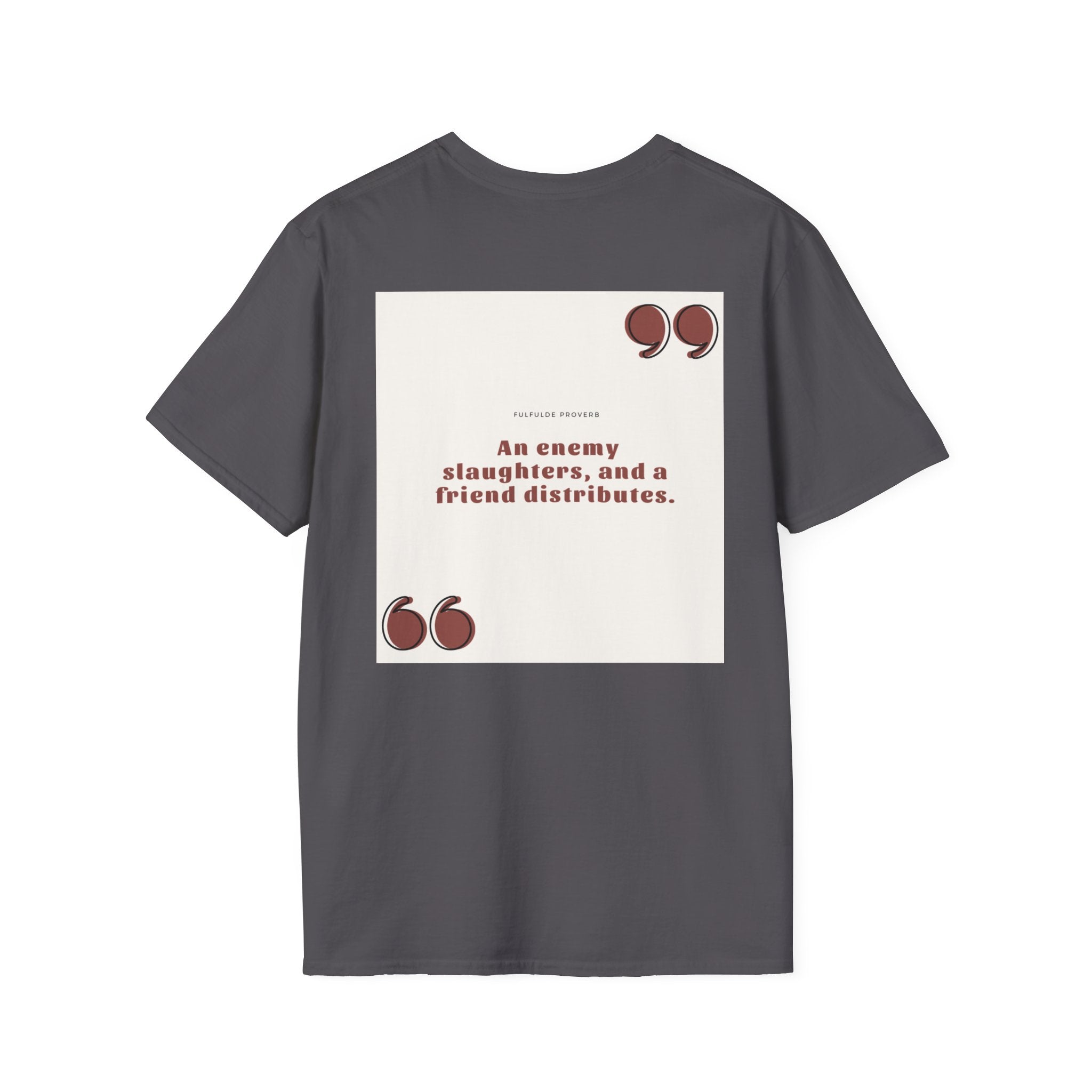 Falfulde Proverb Unisex Softstyle T-Shirt