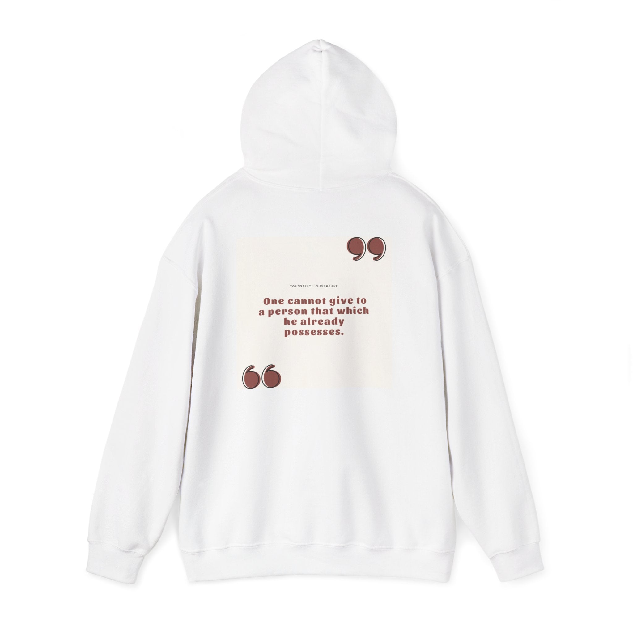 Toussaint Louverture Quote Unisex Heavy Blend™ Hooded Sweatshirt