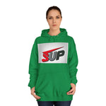 What's SUP Stylish Unisex College Hoodie with Bold SUP Logo, Graphic Sweatshirt for Students, Cozy Casual Wear, Perfect for Campus Life, Holiday Gift
