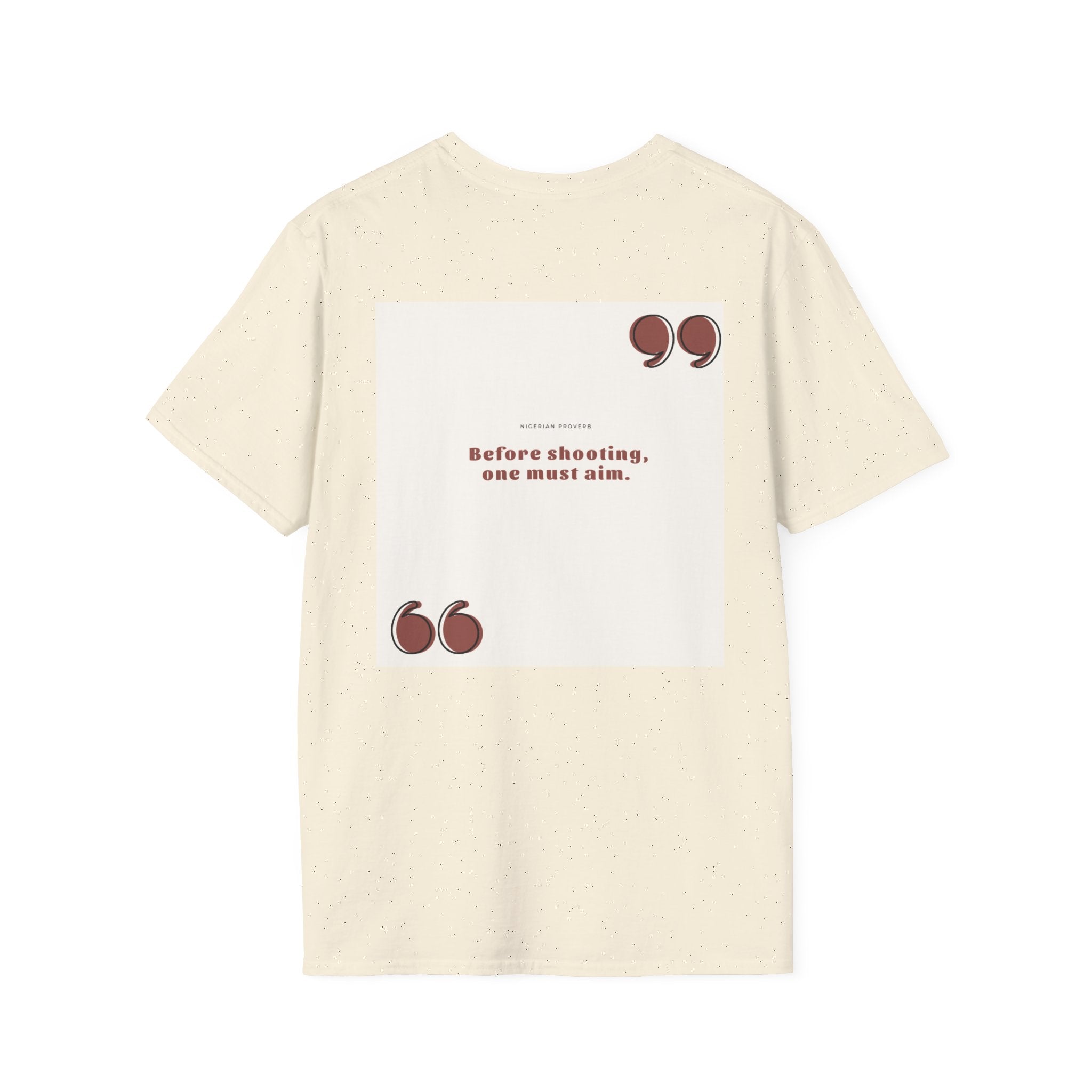 Nigerian Proverb Unisex Softstyle T-Shirt