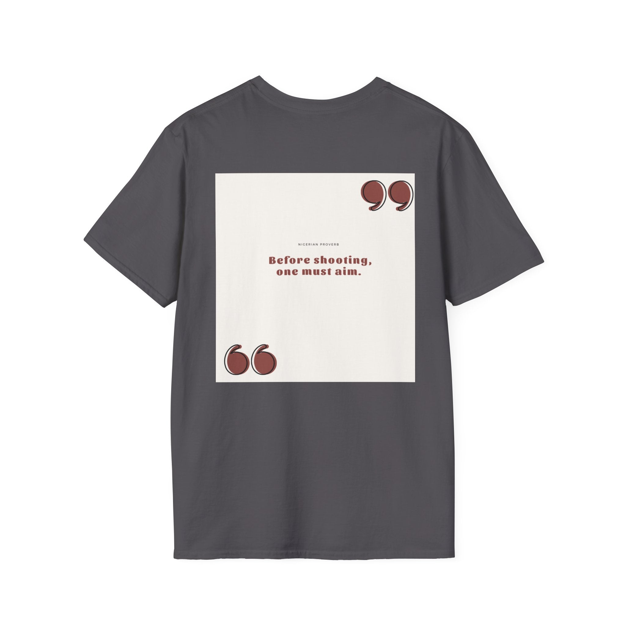 Nigerian Proverb Unisex Softstyle T-Shirt