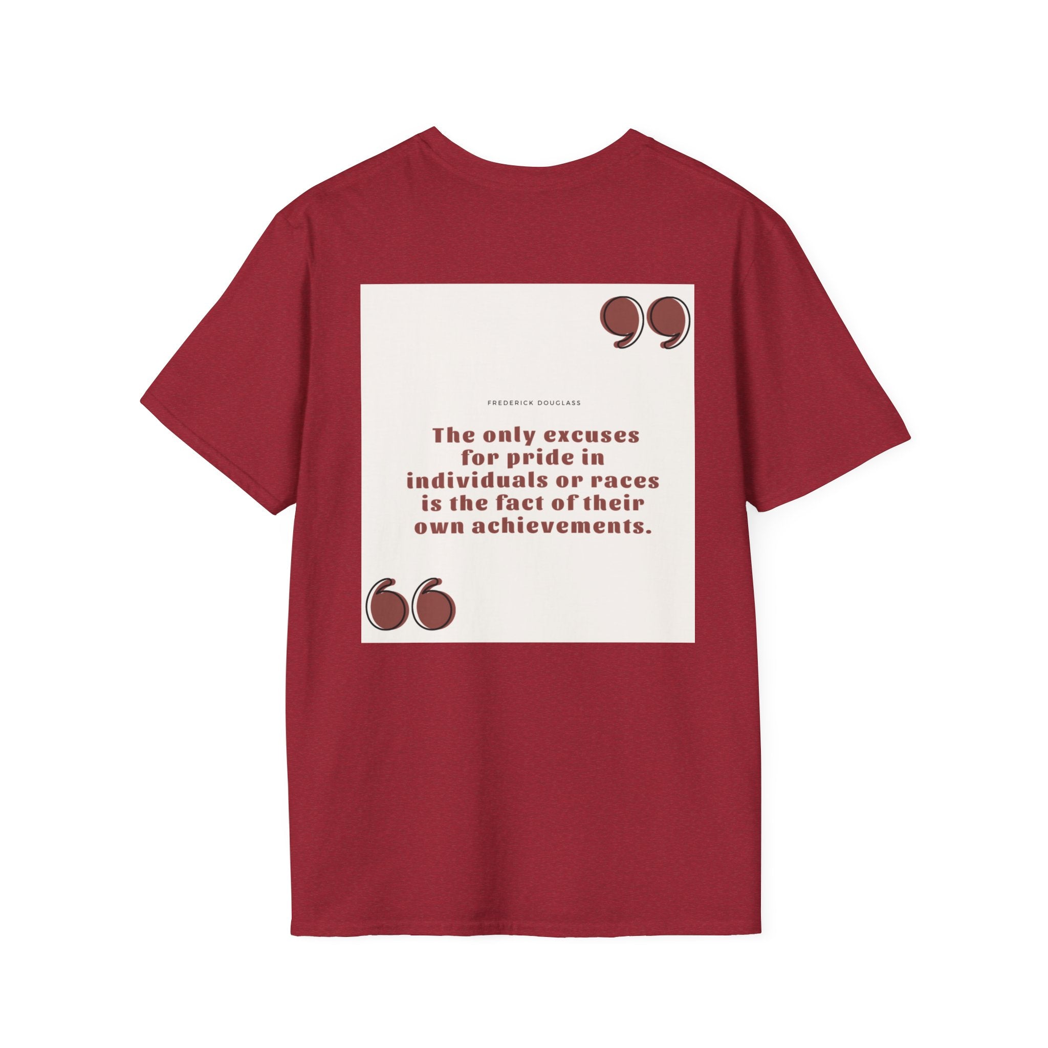 Fredrick Douglas Quote Unisex Softstyle T-Shirt
