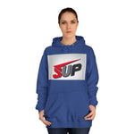 What's SUP Stylish Unisex College Hoodie with Bold SUP Logo, Graphic Sweatshirt for Students, Cozy Casual Wear, Perfect for Campus Life, Holiday Gift