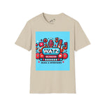Watz Nu Macon Music & Interviews T-Shirt, Casual Unisex Tee, Music Lover Gift, Creative Graphic T-Shirt, Vintage Style Top