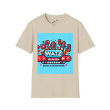 Watz Nu Macon Music & Interviews T-Shirt, Casual Unisex Tee, Music Lover Gift, Creative Graphic T-Shirt, Vintage Style Top