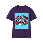 Watz Nu Macon Music & Interviews T-Shirt, Casual Unisex Tee, Music Lover Gift, Creative Graphic T-Shirt, Vintage Style Top