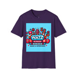 Watz Nu Macon Music & Interviews T-Shirt, Casual Unisex Tee, Music Lover Gift, Creative Graphic T-Shirt, Vintage Style Top