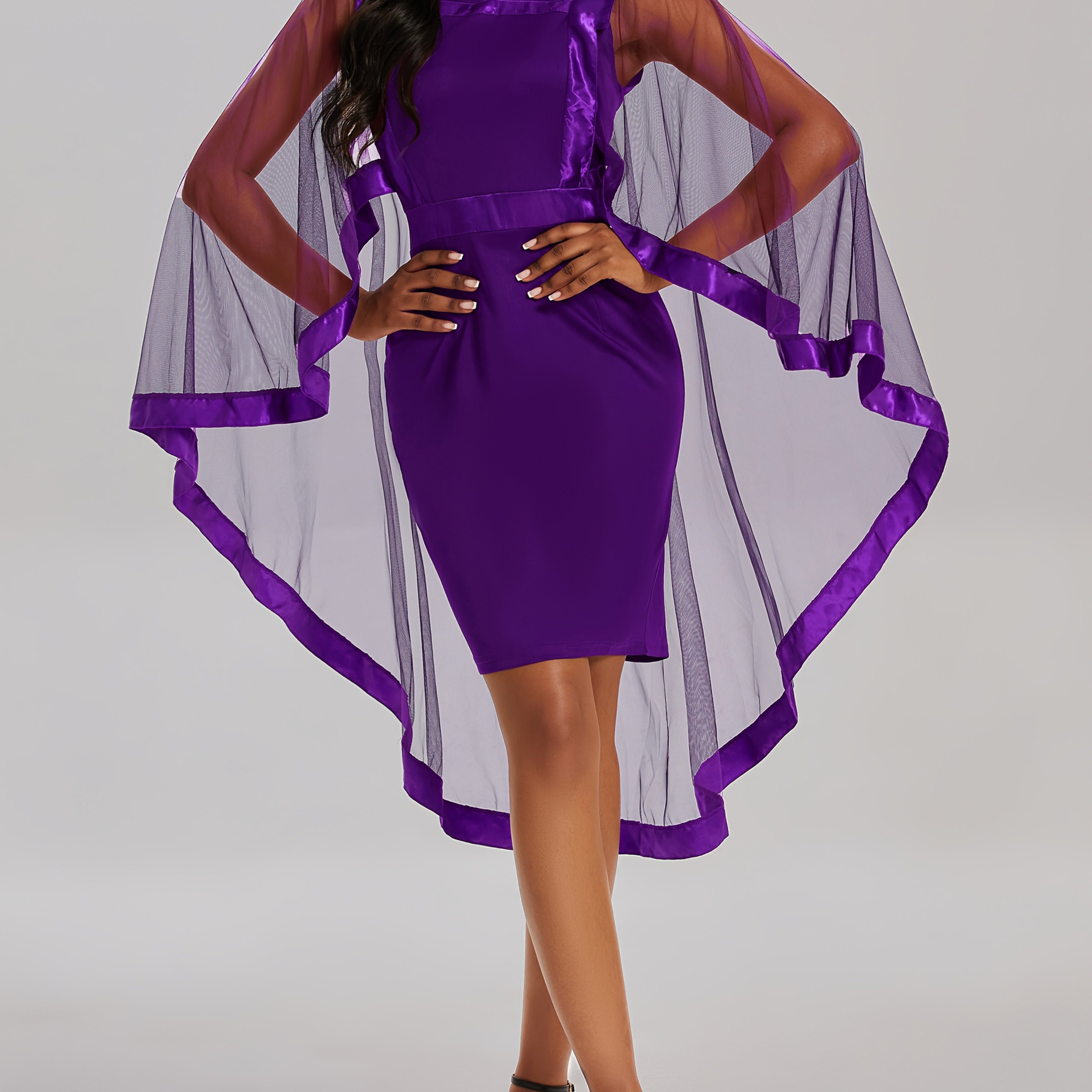 1pc Elegant Bodycon Dress for Women