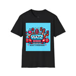 Watz Nu Macon Music & Interviews T-Shirt, Casual Unisex Tee, Music Lover Gift, Creative Graphic T-Shirt, Vintage Style Top
