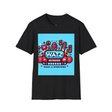 Watz Nu Macon Music & Interviews T-Shirt, Casual Unisex Tee, Music Lover Gift, Creative Graphic T-Shirt, Vintage Style Top