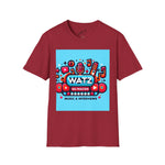 Watz Nu Macon Music & Interviews T-Shirt, Casual Unisex Tee, Music Lover Gift, Creative Graphic T-Shirt, Vintage Style Top
