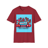 Watz Nu Macon Music & Interviews T-Shirt, Casual Unisex Tee, Music Lover Gift, Creative Graphic T-Shirt, Vintage Style Top