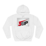 What's SUP Stylish Unisex College Hoodie with Bold SUP Logo, Graphic Sweatshirt for Students, Cozy Casual Wear, Perfect for Campus Life, Holiday Gift