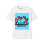 Watz Nu Macon Music & Interviews T-Shirt, Casual Unisex Tee, Music Lover Gift, Creative Graphic T-Shirt, Vintage Style Top