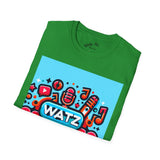 Watz Nu Macon Music & Interviews T-Shirt, Casual Unisex Tee, Music Lover Gift, Creative Graphic T-Shirt, Vintage Style Top