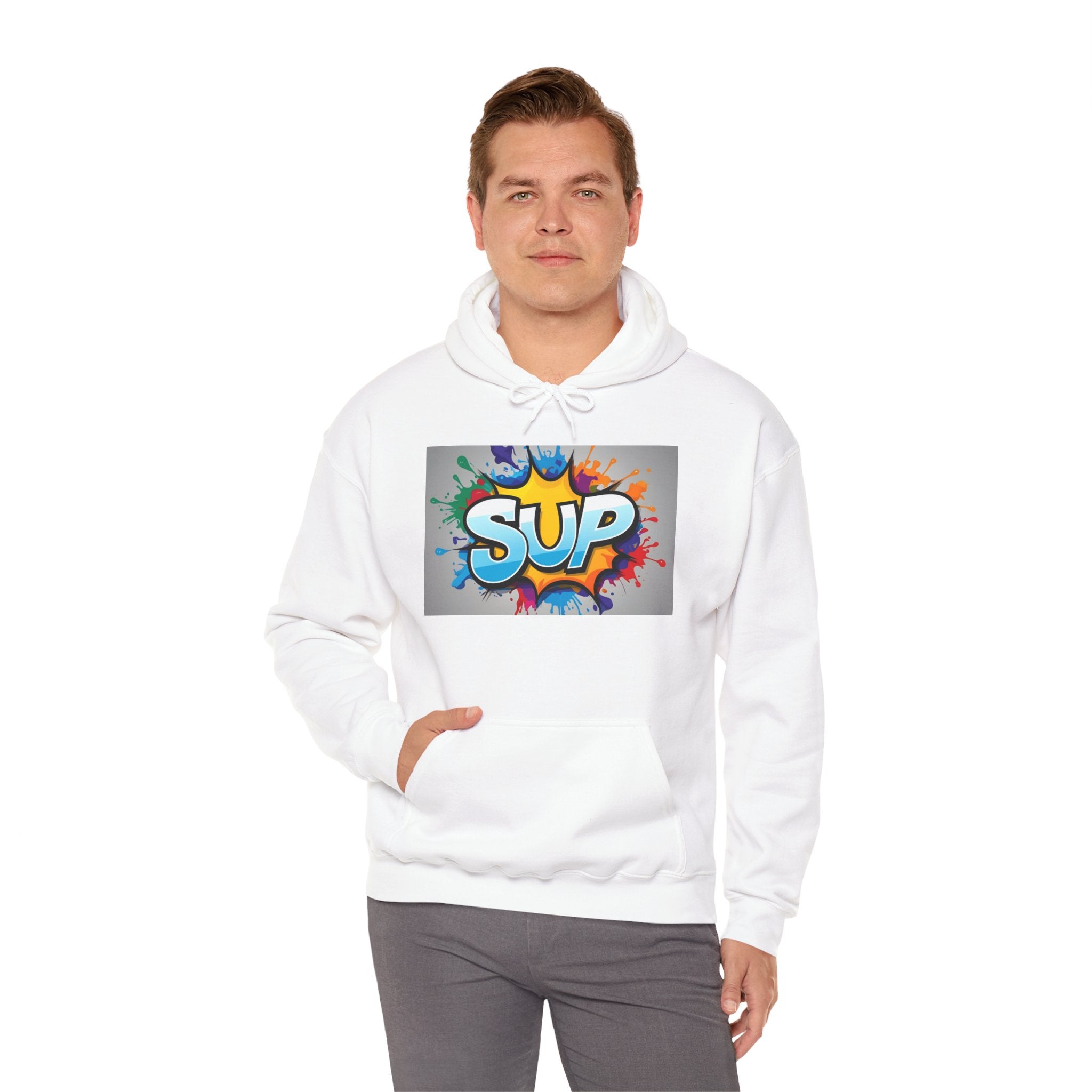What's SUP Unisex Heavy Blend™ Hooded Sweatshirt