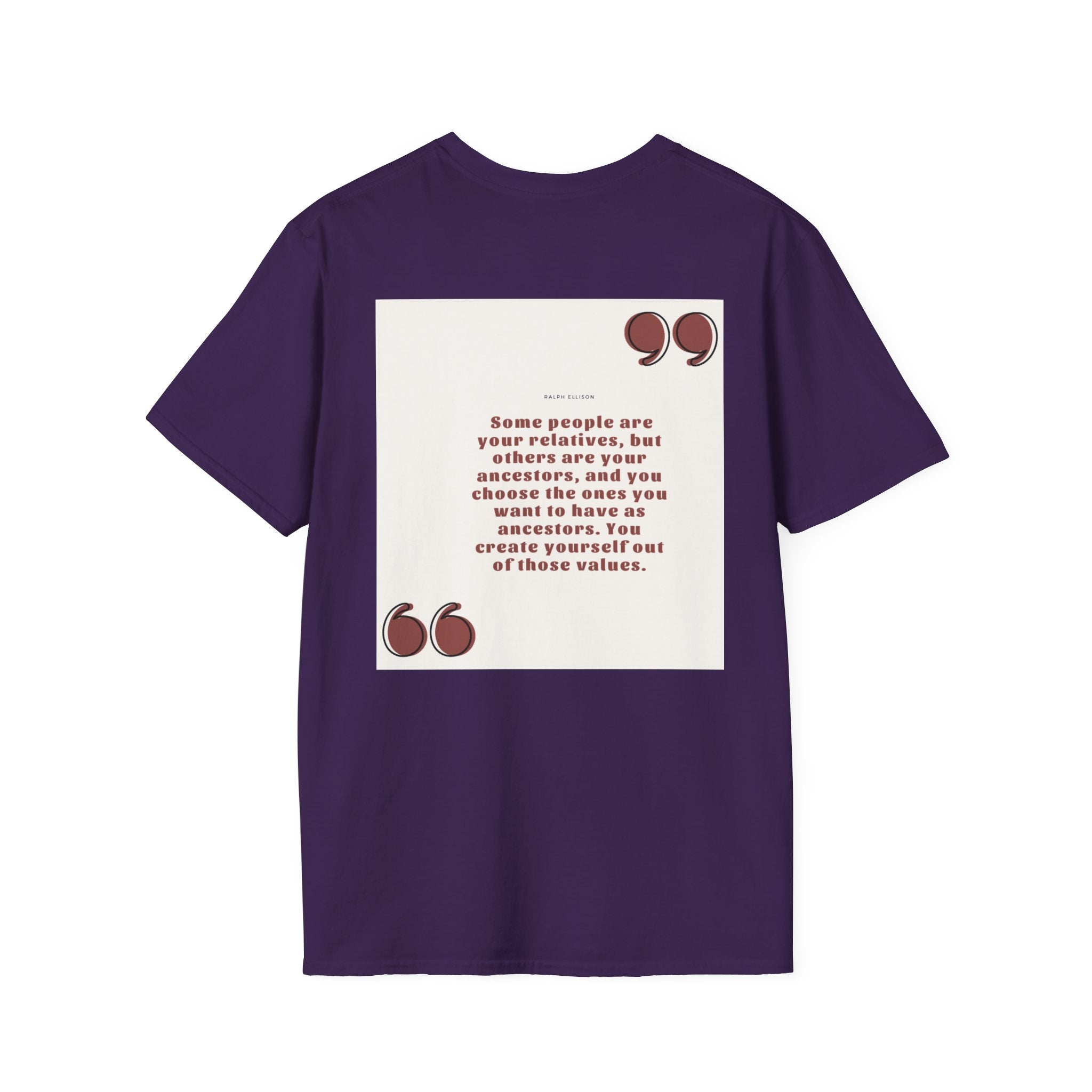 Ralph Ellison Quote Unisex Softstyle T-Shirt