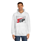 What's SUP Stylish Unisex College Hoodie with Bold SUP Logo, Graphic Sweatshirt for Students, Cozy Casual Wear, Perfect for Campus Life, Holiday Gift
