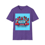 Watz Nu Macon Music & Interviews T-Shirt, Casual Unisex Tee, Music Lover Gift, Creative Graphic T-Shirt, Vintage Style Top