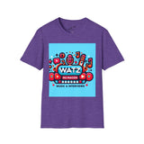 Watz Nu Macon Music & Interviews T-Shirt, Casual Unisex Tee, Music Lover Gift, Creative Graphic T-Shirt, Vintage Style Top